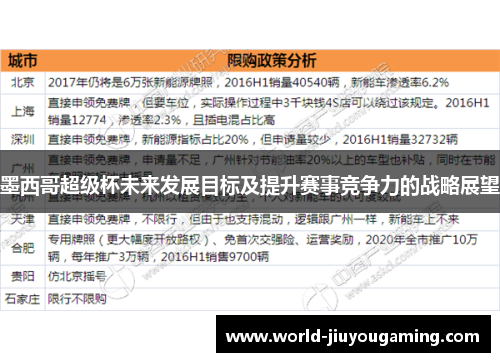 墨西哥超级杯未来发展目标及提升赛事竞争力的战略展望