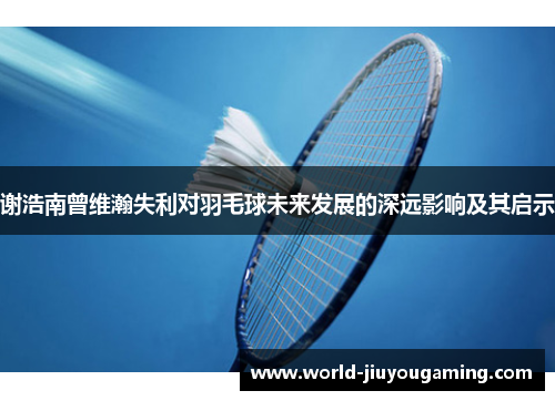谢浩南曾维瀚失利对羽毛球未来发展的深远影响及其启示 谢浩南曾维瀚失利对羽毛球未来发展的深远影响及其启示